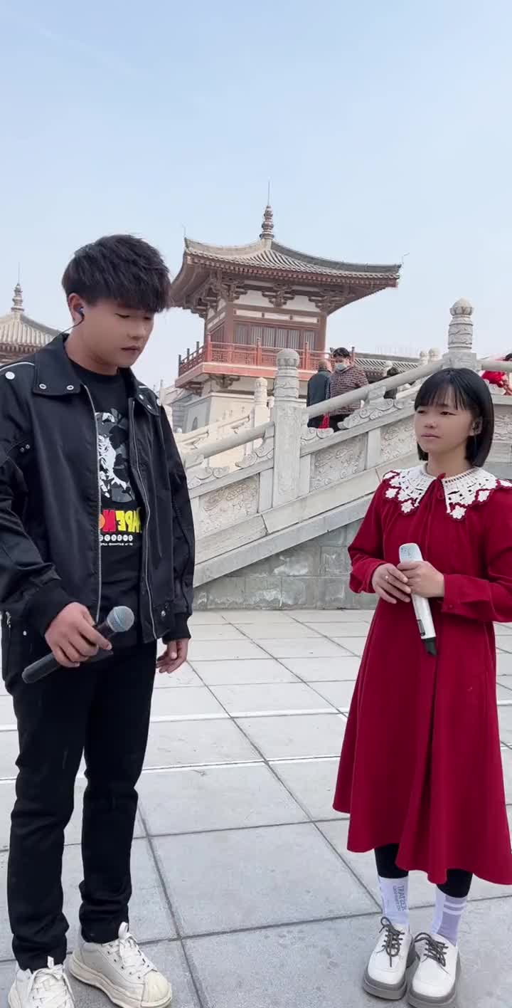 你莫走,我不走你莫走西安同城户外直播现场热门音乐