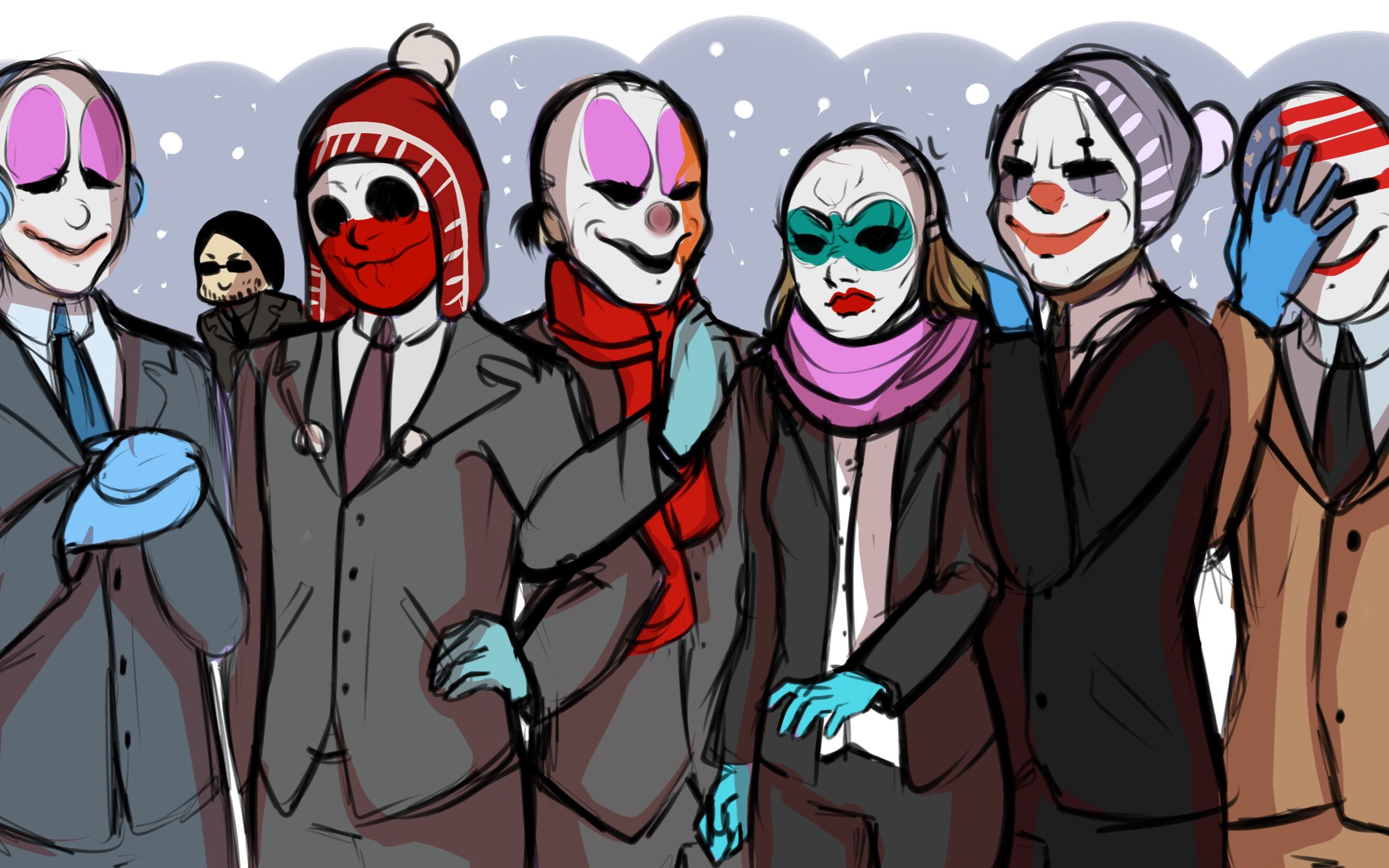 [payday2/收获日2安娜奇机枪屁屁弹奇袭避难室ds od(0倒/无随身装备