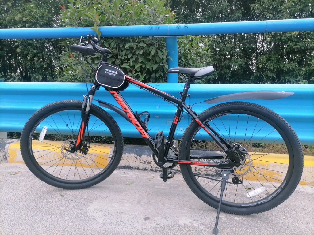 喜提新车,美利达勇士300ds,一个赞一公里开始喽,哈哈哈