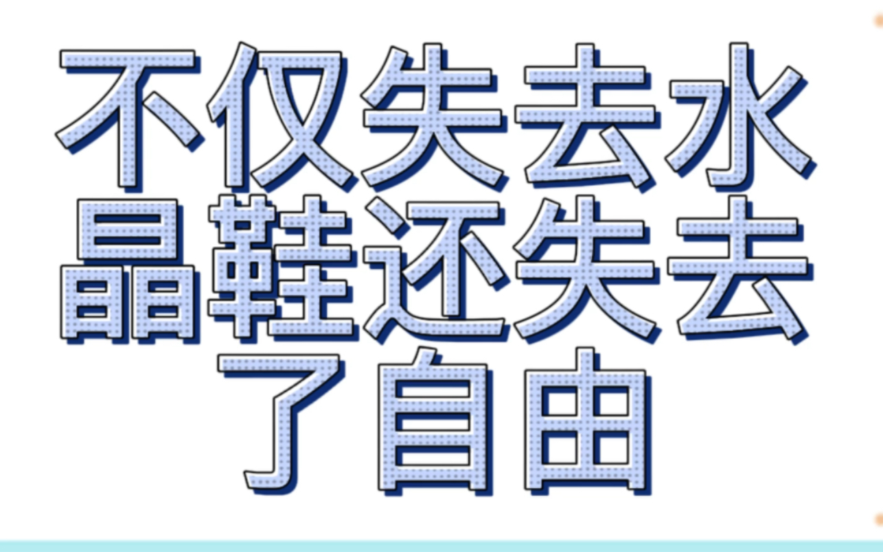 [图]可怜的灰姑娘不仅失去的水晶鞋还失去了自由。￼