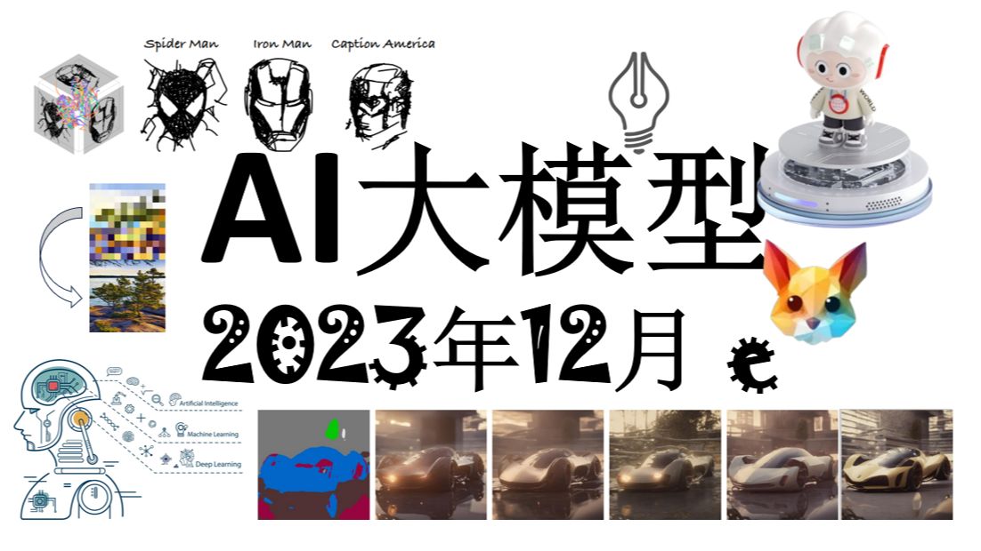 AI 大模型周报 2023年12月 e(附论文链接)哔哩哔哩bilibili