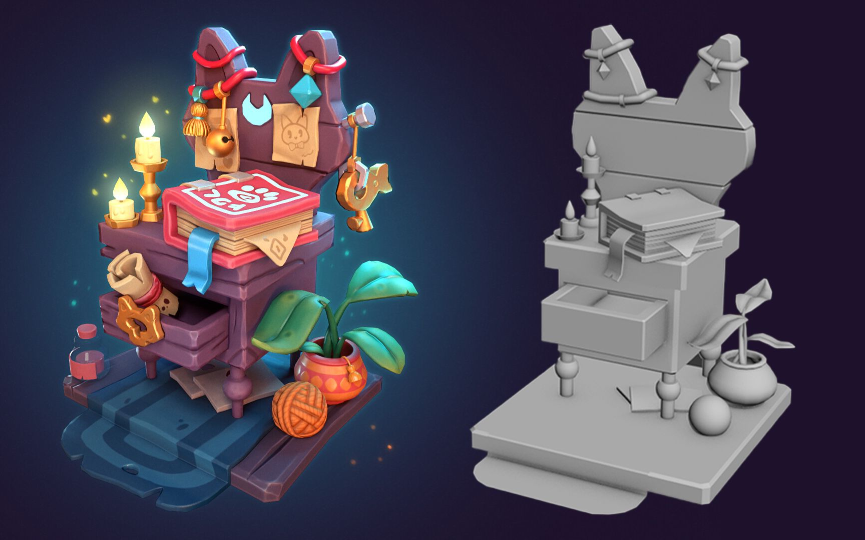 魔幻的小场景建模,简单易学建模人必看!