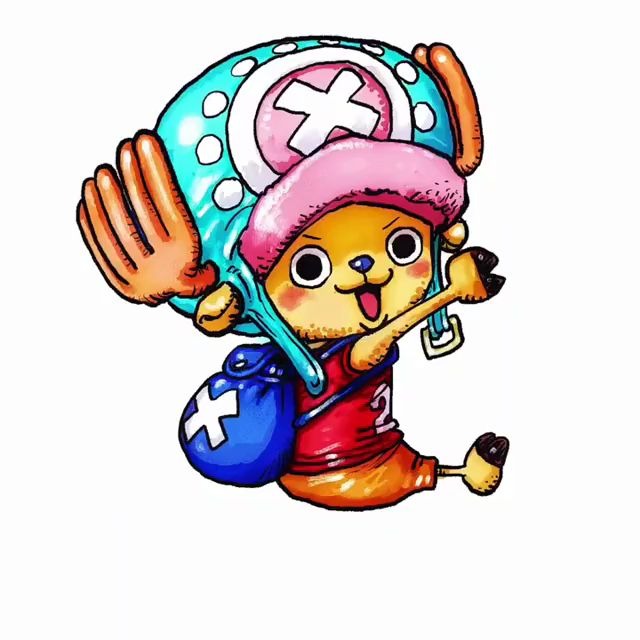 最新尾田荣一郎彩绘乔巴的过程视频公布啦!好!可!爱!