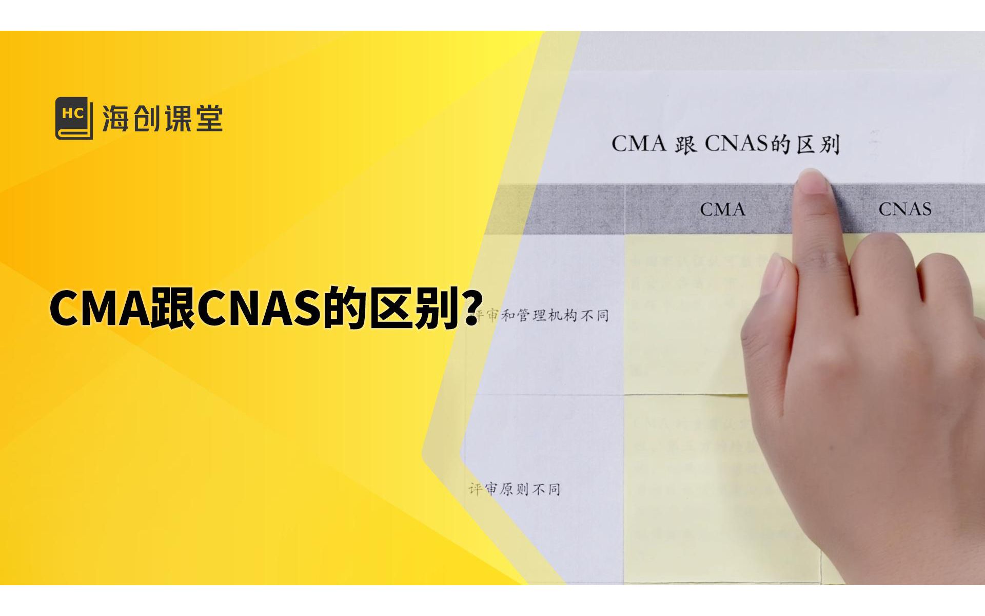 CMA 跟 CNAS 两者之间的区别都有哪些呢?哔哩哔哩bilibili