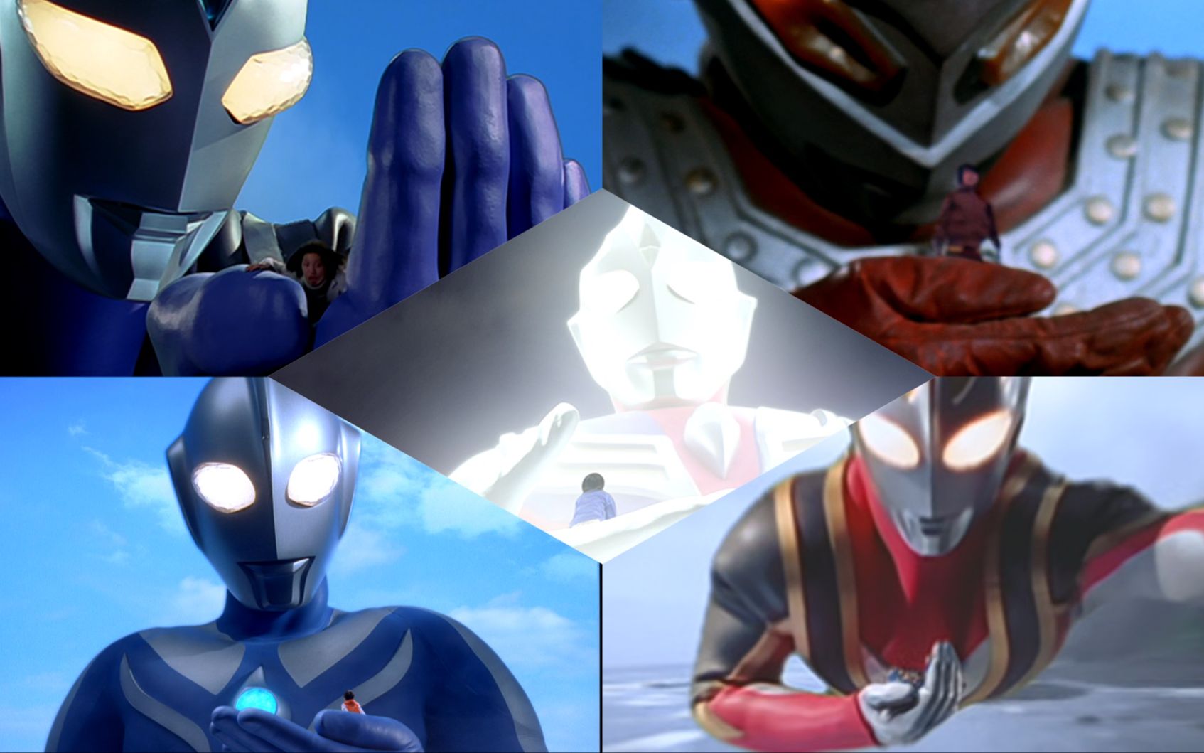 [x酱]身临其境!来看看奥特曼中真人在其手上的场景吧(前篇)