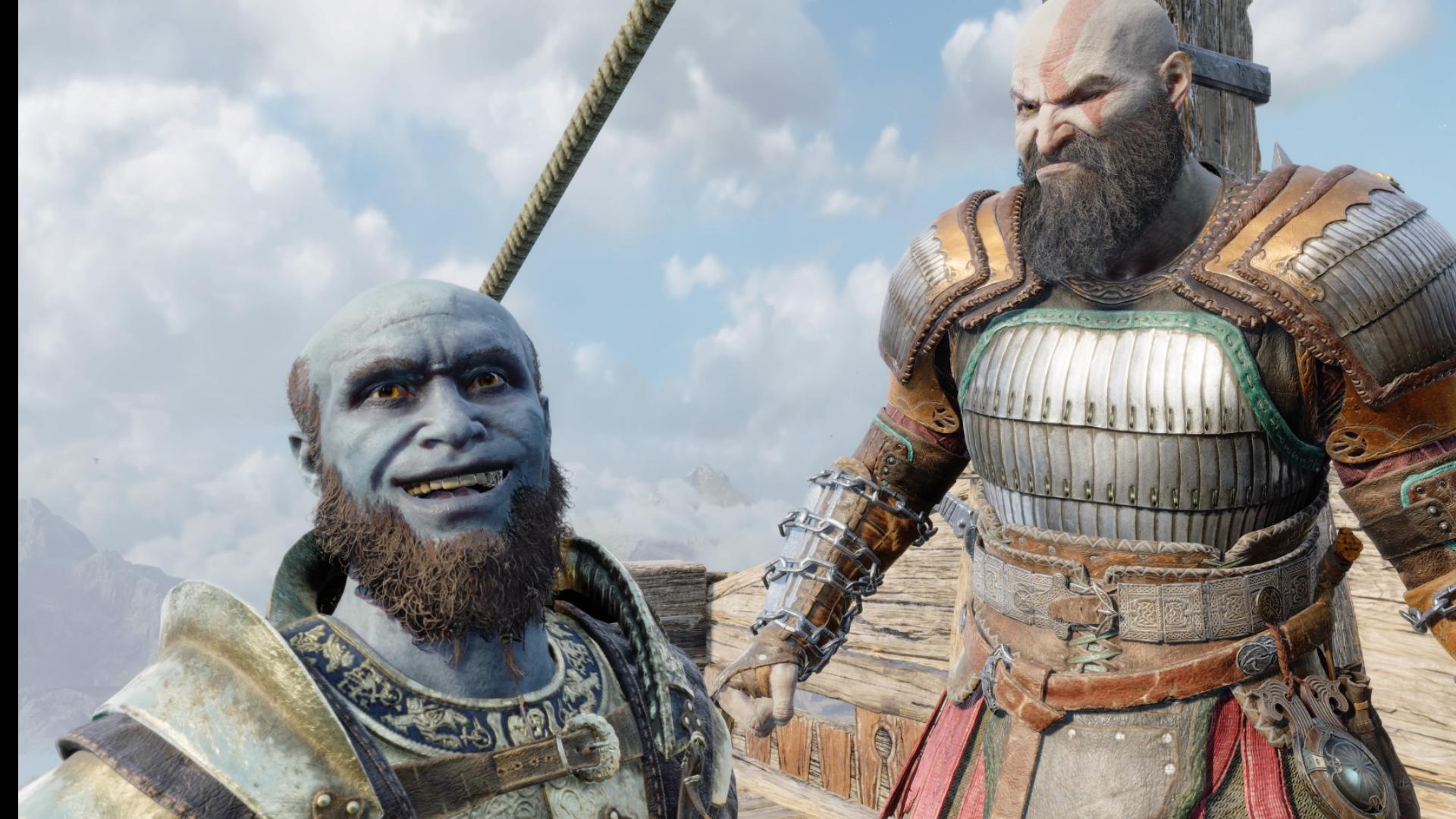 战神5有趣的小细节,同场景不同对话(充满激情的布罗克)