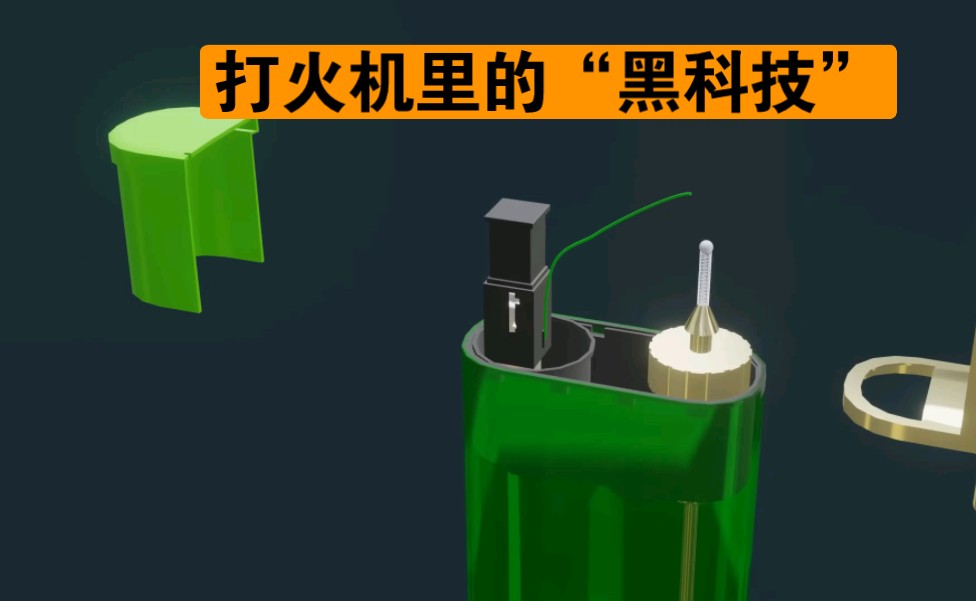 你小时候是否也有拆解打火机的爱好