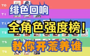 Download Video: 【绯色回响】开荒强度榜节奏榜攻略！一个视频带你看完各角色强度！