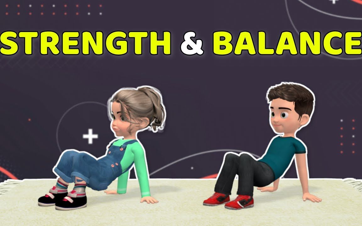 12项超有趣的儿童运动:力量与平衡(12 SUPER FUN EXERCISES FOR KIDS: STRENGTH & BALANCE)哔哩哔哩bilibili