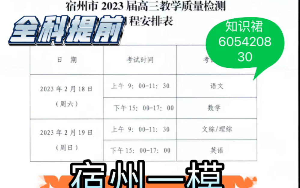 宿州一模暨宿州市2023届高三质量检(全部更新汇总完毕)哔哩哔哩bilibili