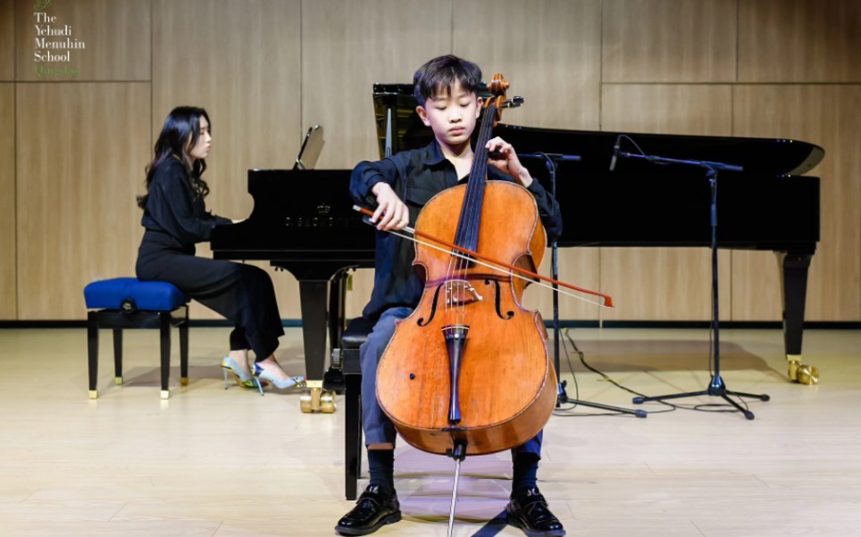 [图]青岛耶胡迪梅纽因学校 全国巡演·济南站 博凯里尼A大调 第六奏鸣曲 第一二乐章 牛浩正