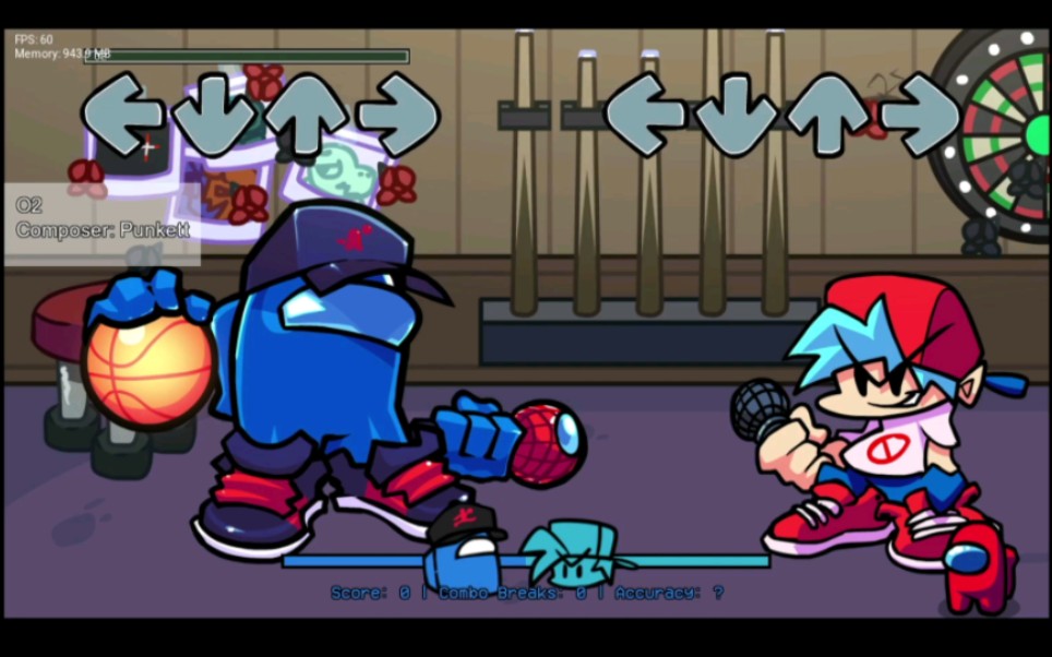 【fnf 内鬼v4 week j】打篮球的小蓝让我想起了那个男人