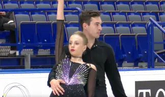 Download Video: 【24-25JGP②】Polina POLMAN/Gabriel RENOLDI｜第三名(49.28) 青年组大奖赛捷克站双人短节目 花样滑冰