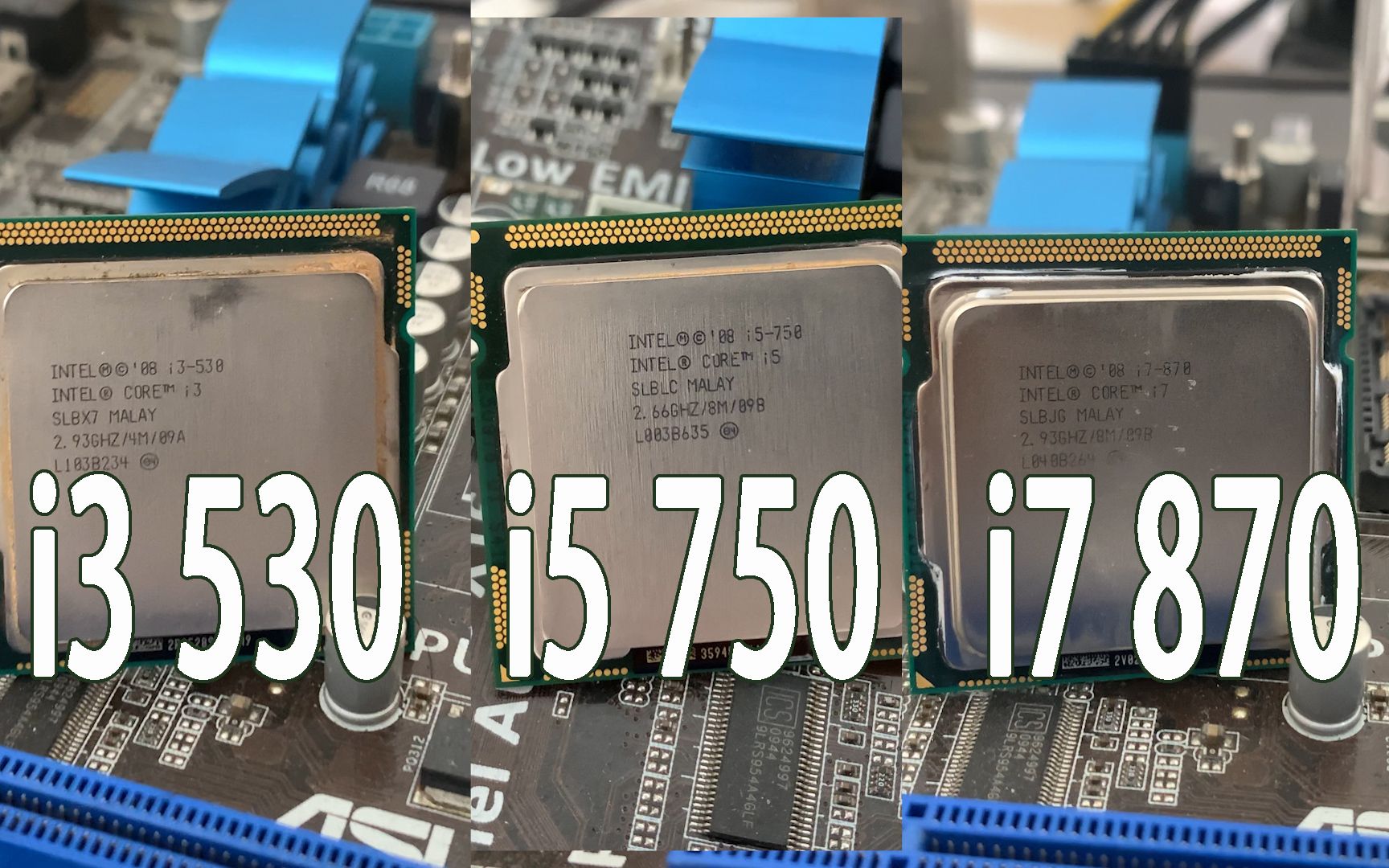 i3 530,i5 750,i7 870 第一代酷睿cpu横评