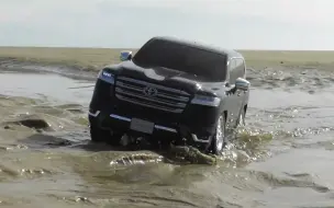 Скачать видео: 田宫 CC-02 丰田陆地巡洋舰 RC遥控车 沙滩行驶动态视频