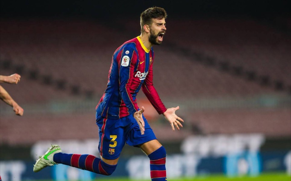 多角度看皮克最后时刻头槌绝平塞维利亚拖入加时并最终取胜晋级国王杯