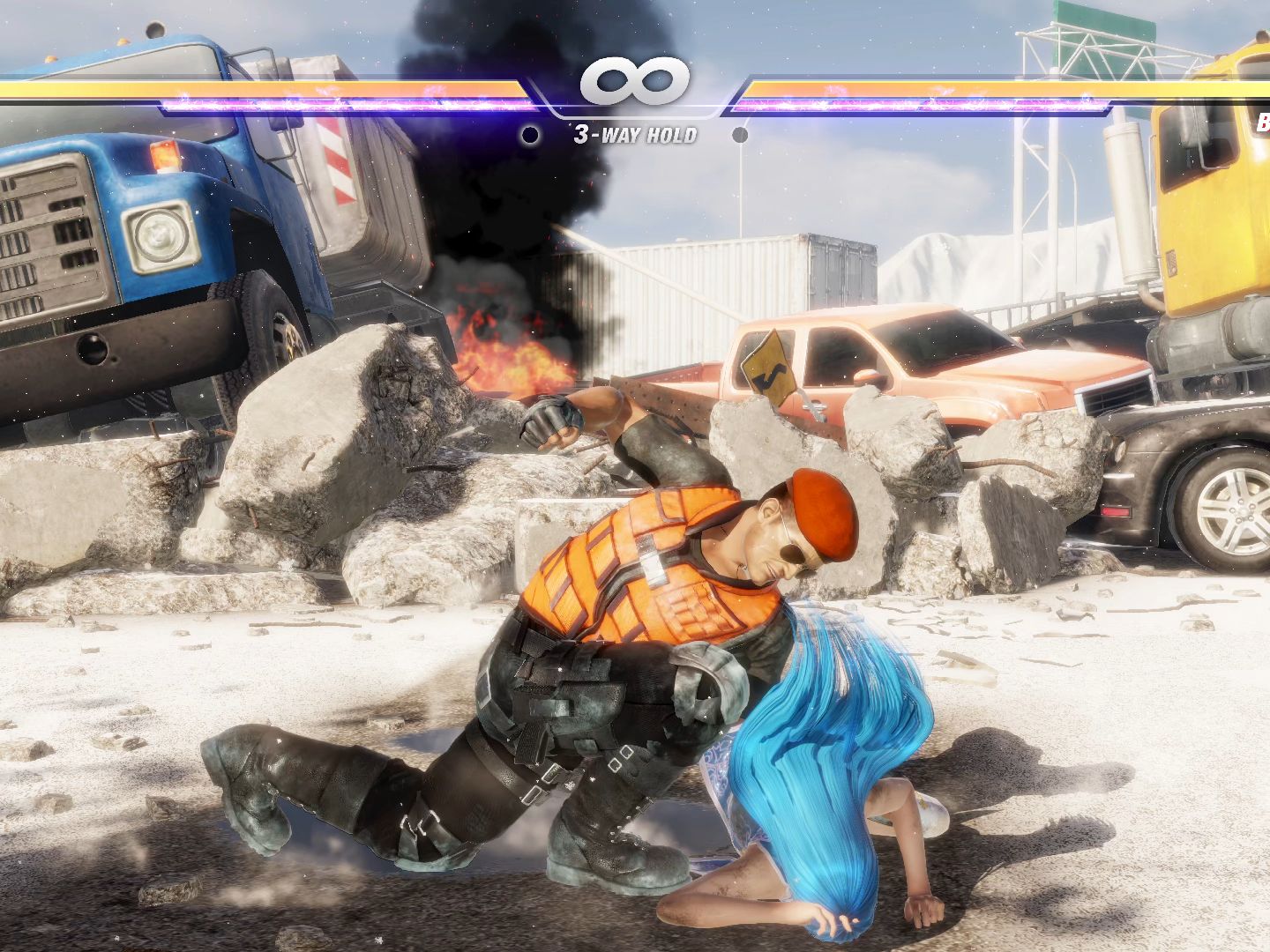 库拉·戴尔蒙多kula 旗袍 vs 贝曼bayman 单方攻击 (14)