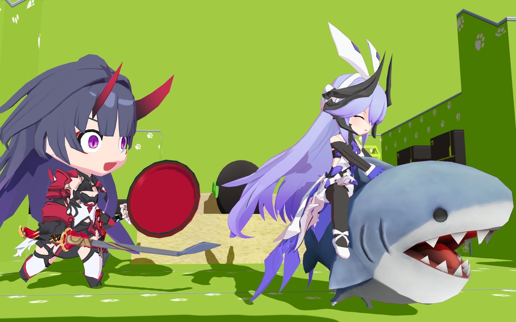 崩坏律者三巨头 贝拉:别跑,鱼肉