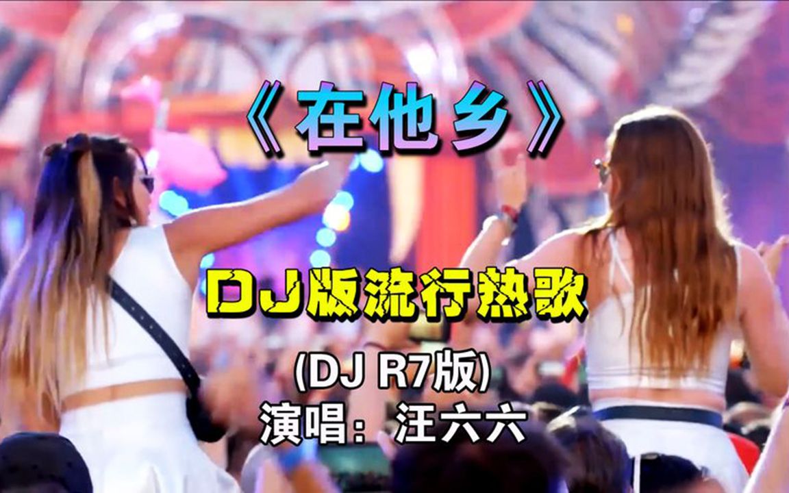 [图]【劲爆DJ舞曲】汪六六 - 在他乡 (DJ R7版)