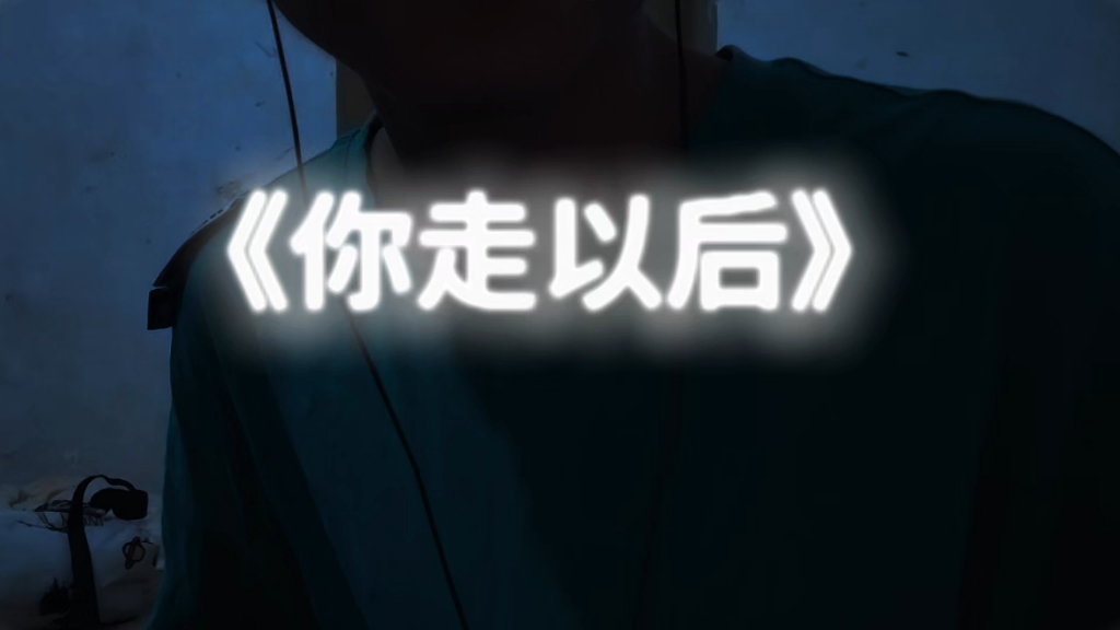 《你走以后》嘴飘了,还望理解,下一首想听什么可以打出来
