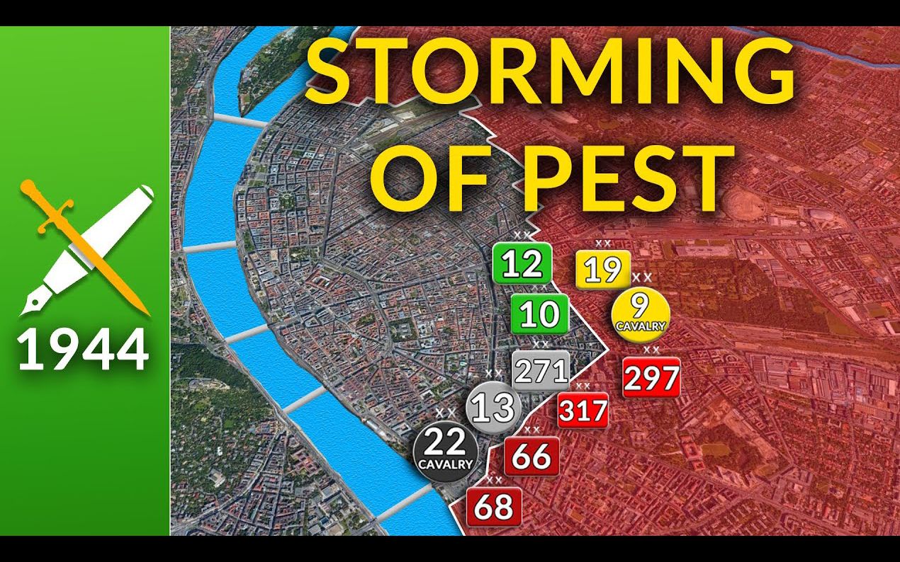 【时间轴/cc字幕】布达佩斯战役part2: 席卷佩斯特 12.194401.1945哔哩哔哩bilibili