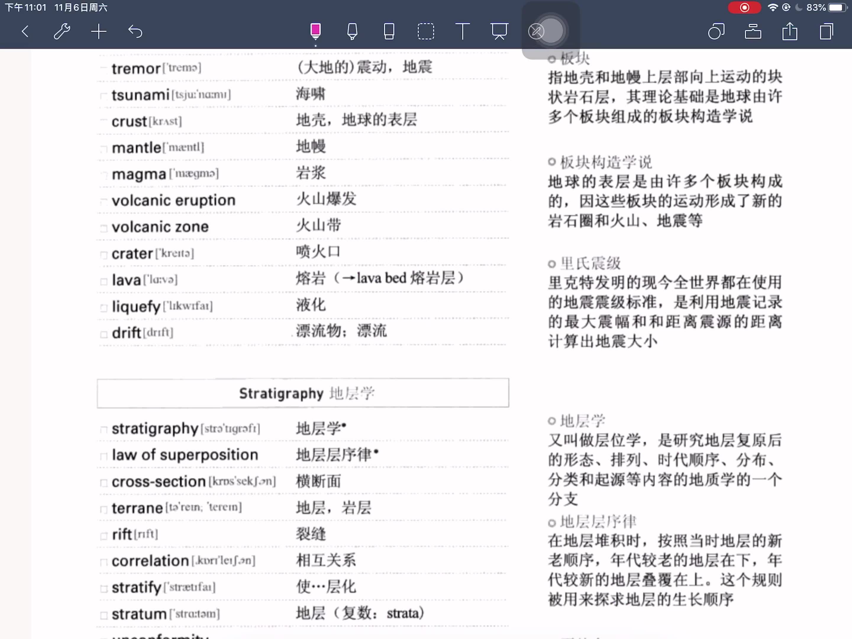 [图]《跟着小E背托福分类词汇》-006 Geology 地质学