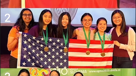 2023欧洲女子数学奥林匹克竞赛的获奖队伍:全员满分的冠军中国队,亚军