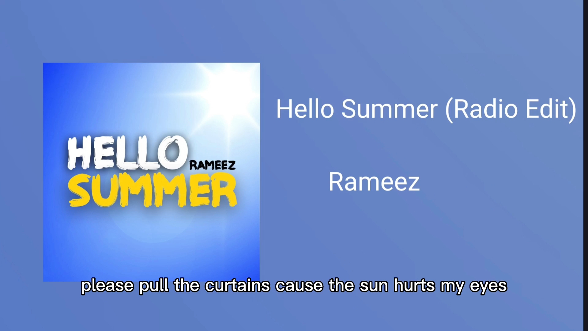 [图]推歌 | 可爱欢快的一首英文歌，《Hello Summer (Radio Edit)》