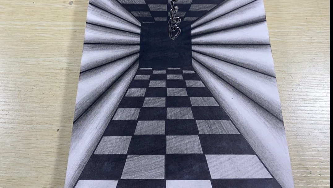 教你画黑白立体画