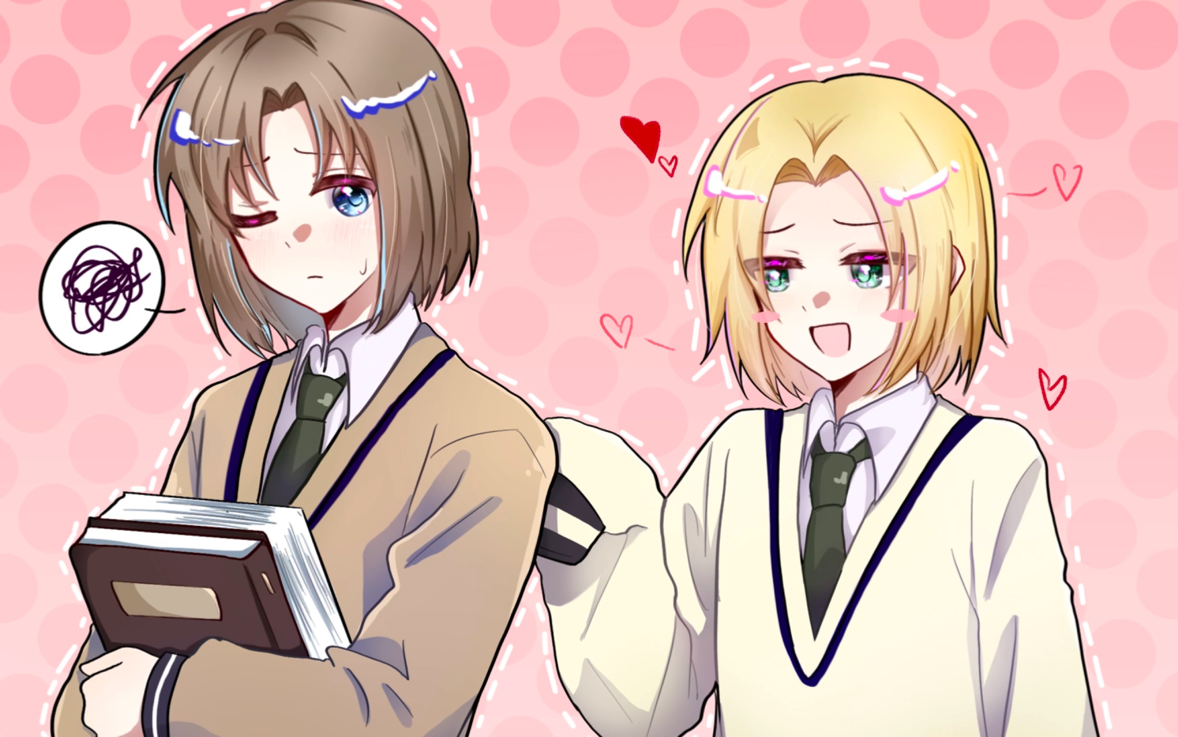 【aph/东欧百合组/立波立】这是女孩子的衣服吧…