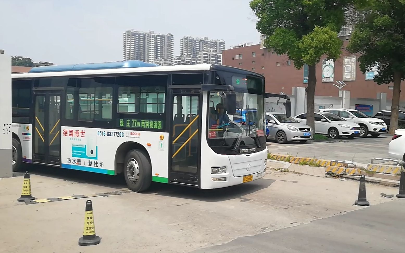 【徐州公交pov5】7.7发77.新巴士公司77路(段庄-雨润福达农庄)