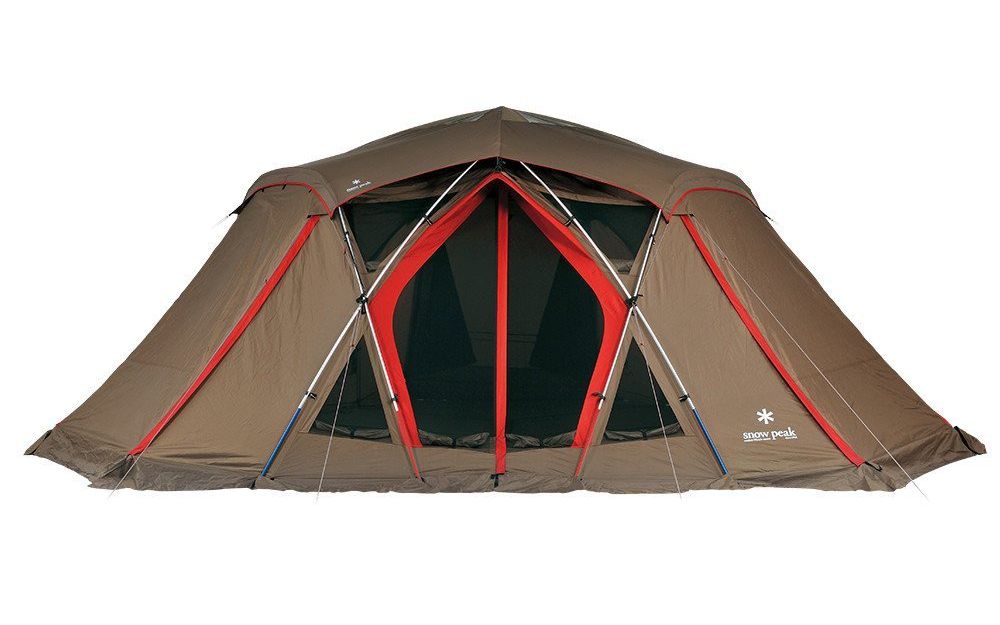 雪峰snowpeaksolpro六角客厅帐篷搭建教学tp700