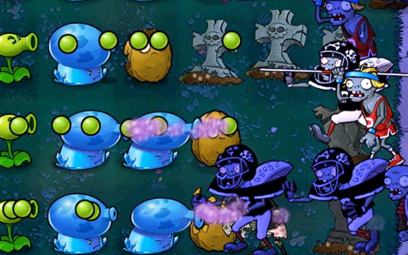 【植物大战僵尸活死人版】2-4 黑橄榄!