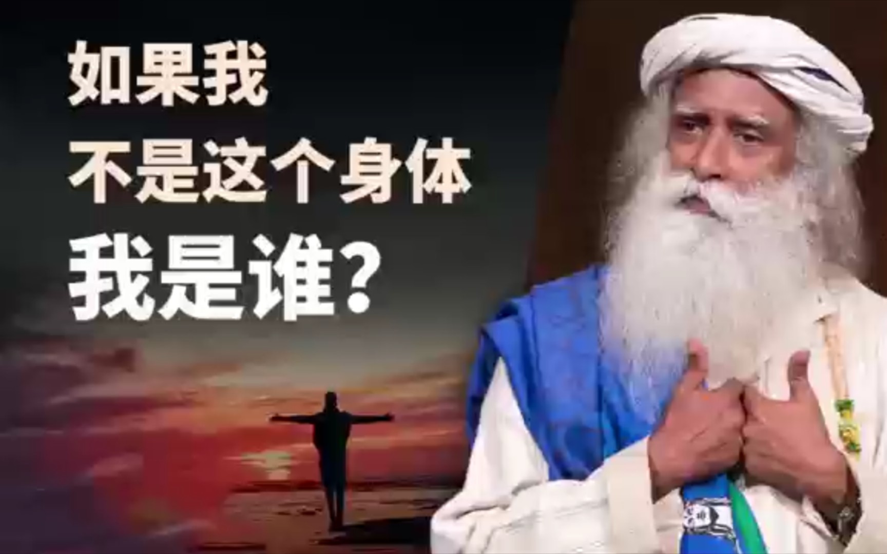 萨古鲁:如果我不是这个身体,我是谁?灵魂的探索,你是谁?哔哩哔哩bilibili