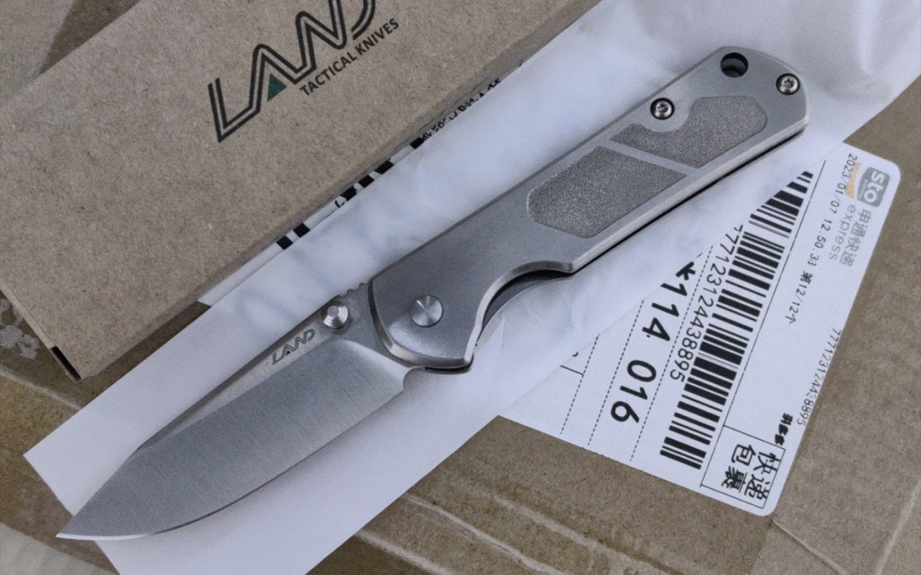 开箱三刃木land710,开刃整齐对称,做工确实不错!