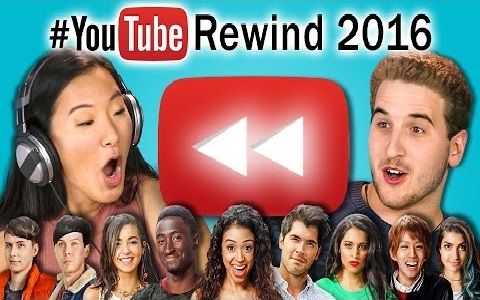 [图]【Teens React】美国青少年观看热门短片《YouTube Rewind 2016》