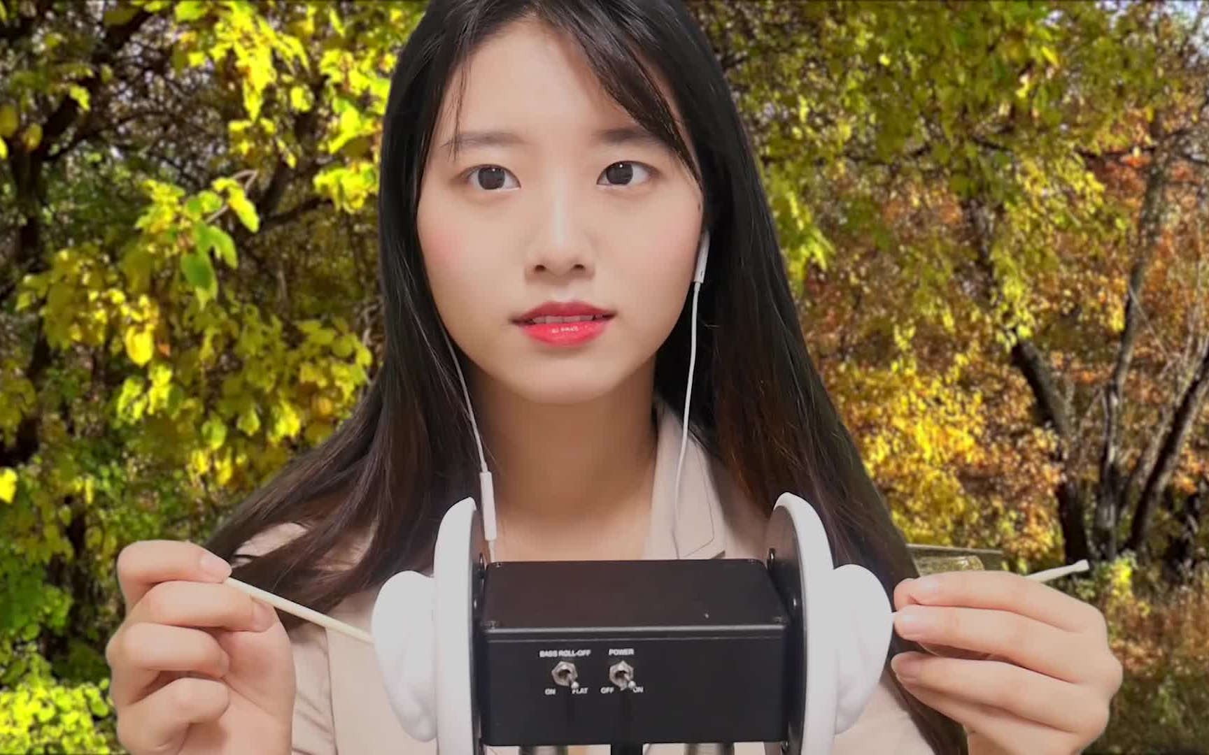 【asmr】suna小姐姐在大自然里为你掏耳朵(超清4k福利画质)_哔哩哔哩