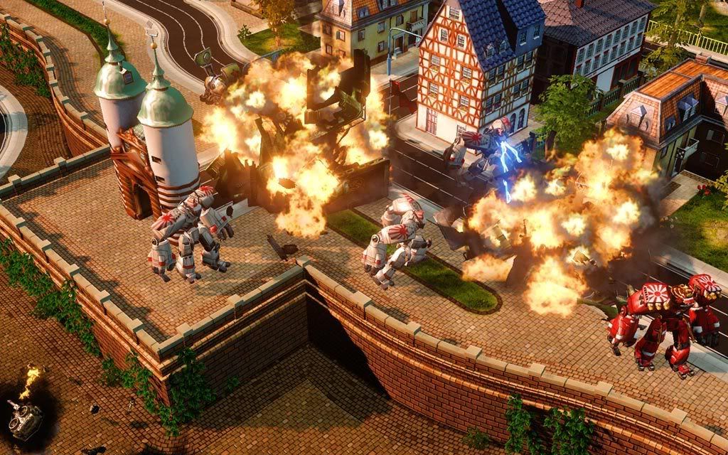 红色警戒4装甲冲击(红警3mod)菜鸡躺赢7