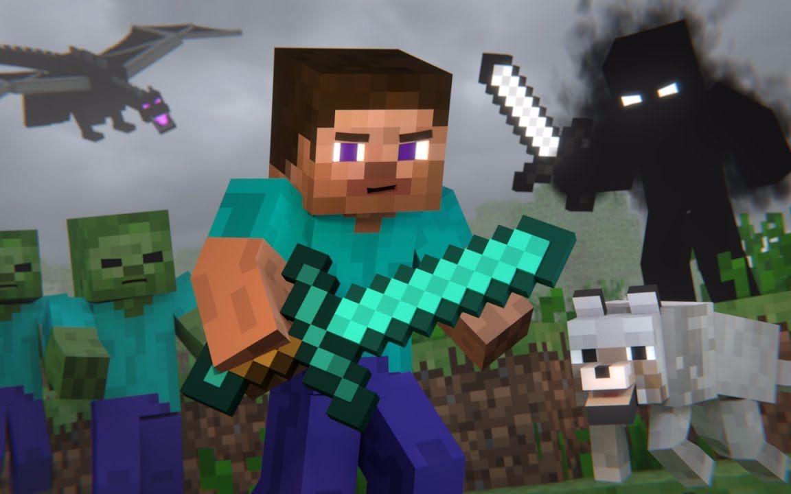 我的世界动画第一部steven的动画生活animationlife