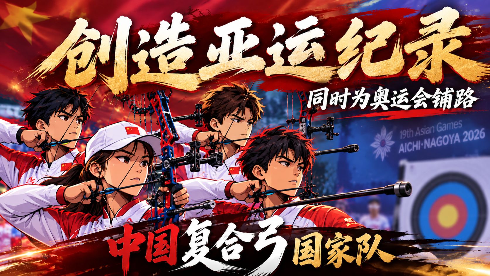 亚运会中国复合弓再创佳绩
