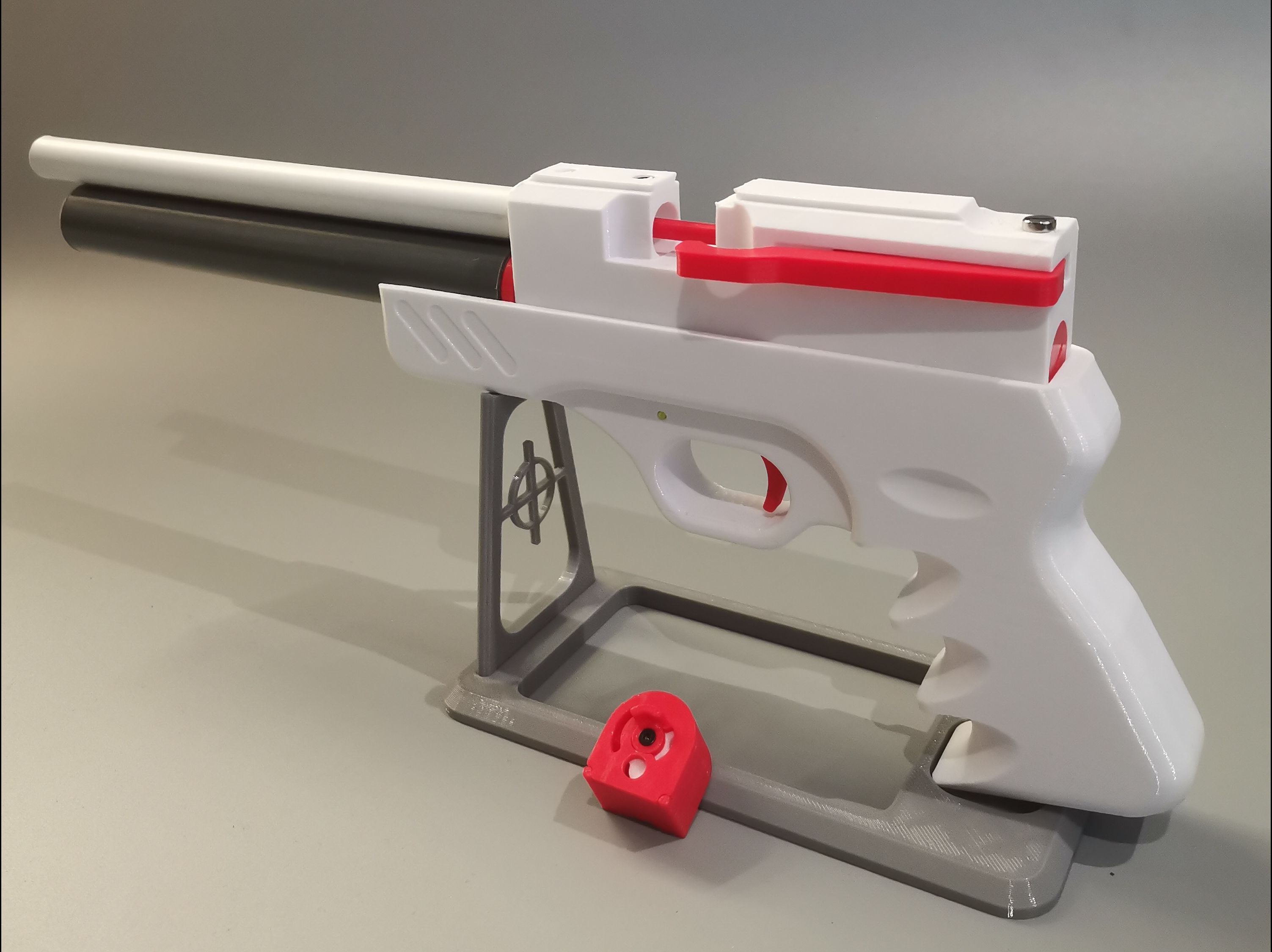 侧拉手p塑料模型