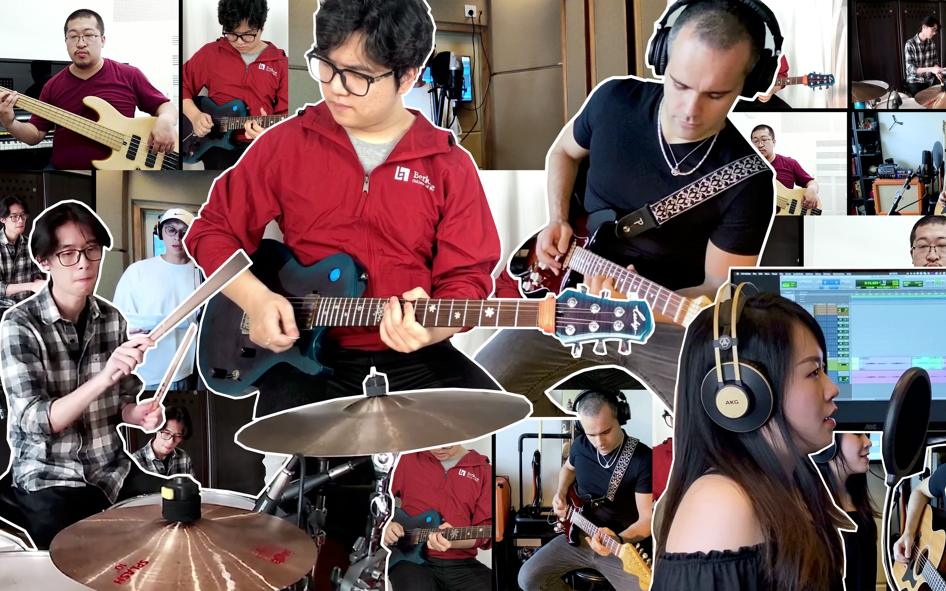 蜂蜡音乐伯克利校友团队集结!演绎披头士乐队经典《While My Guitar Gently Weeps》哔哩哔哩bilibili