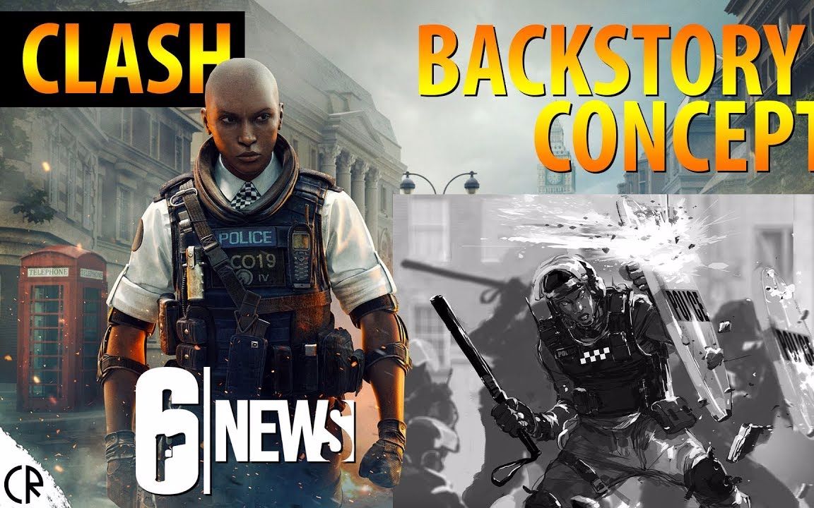 彩虹六号围攻clash背景故事及概念艺术设计