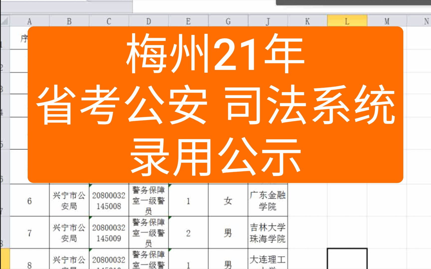 【广东省考 公安 法院上岸公示】21年 梅州哔哩哔哩bilibili