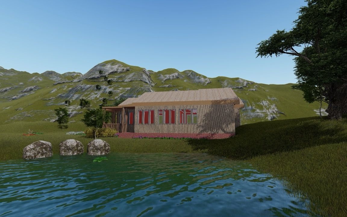 湖边小屋