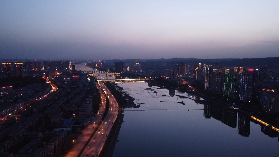 活动作品镜像世界航拍抚顺浑河