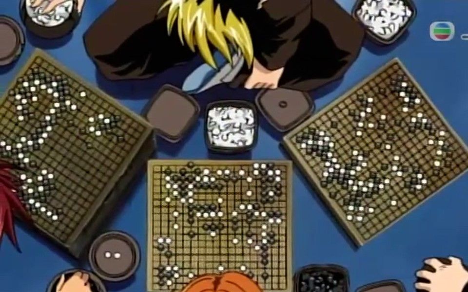 [图]棋灵王21(粤配)cut:光仔以一对三的方式来告别学校围棋社！