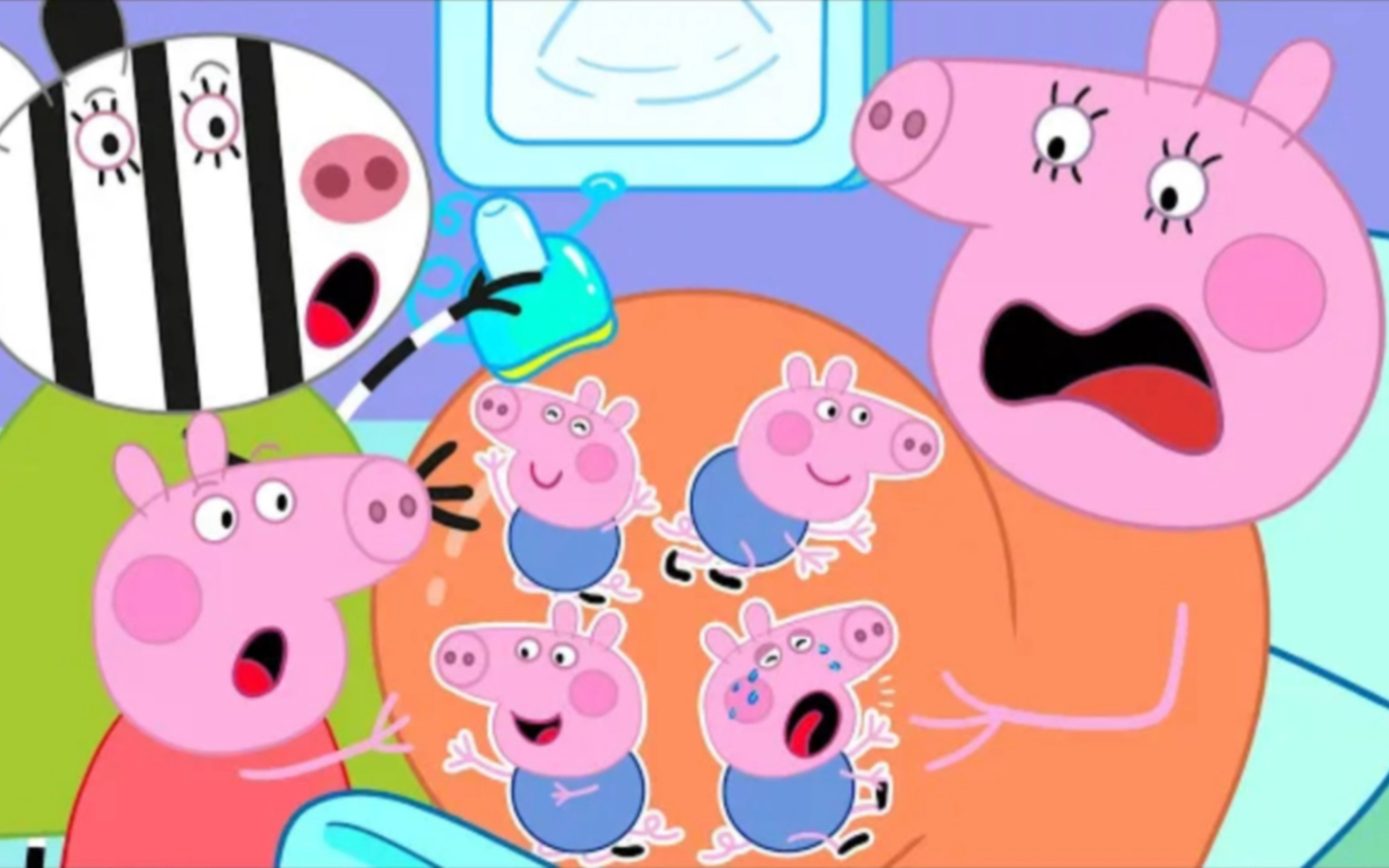 小猪佩奇动画:神奇的宝宝检测仪