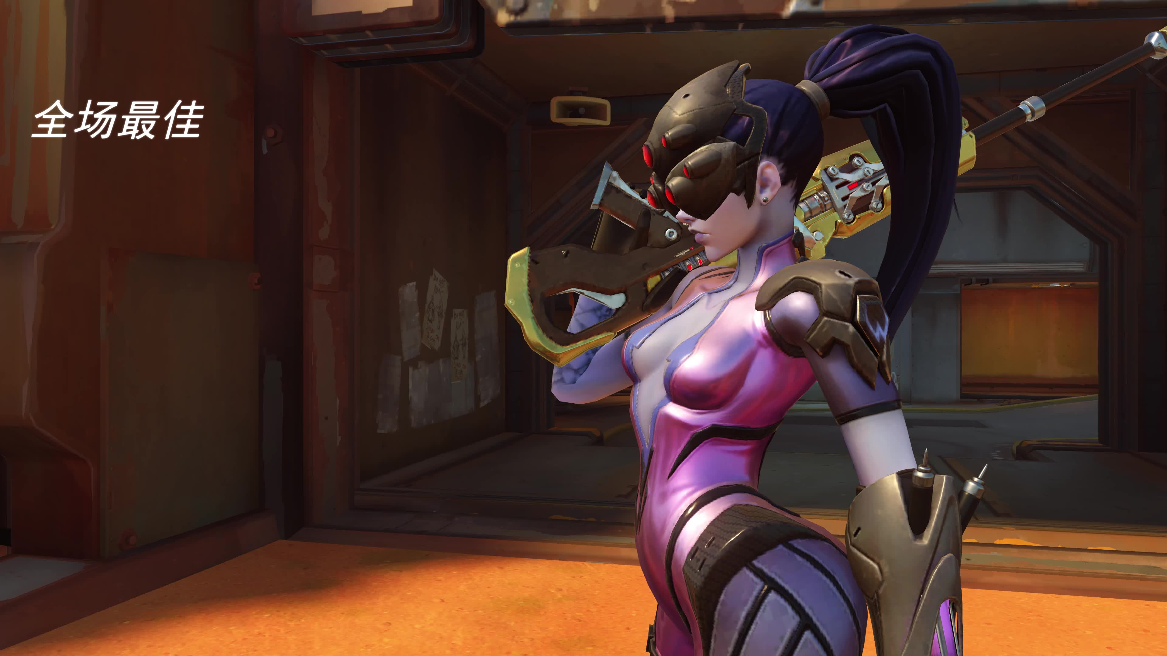 守望先锋 黑百合 都是靶子