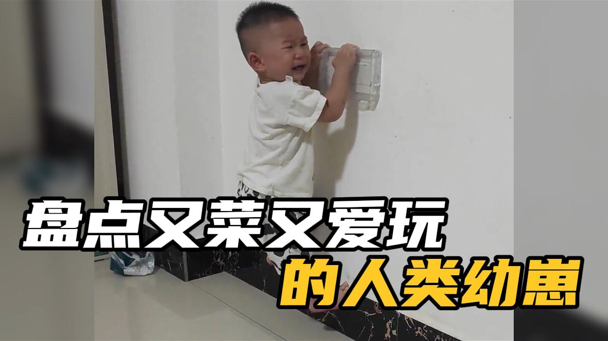 [图]盘点又菜又爱玩的人类幼崽，人类幼崽的倒霉瞬间，十年功德笑没了